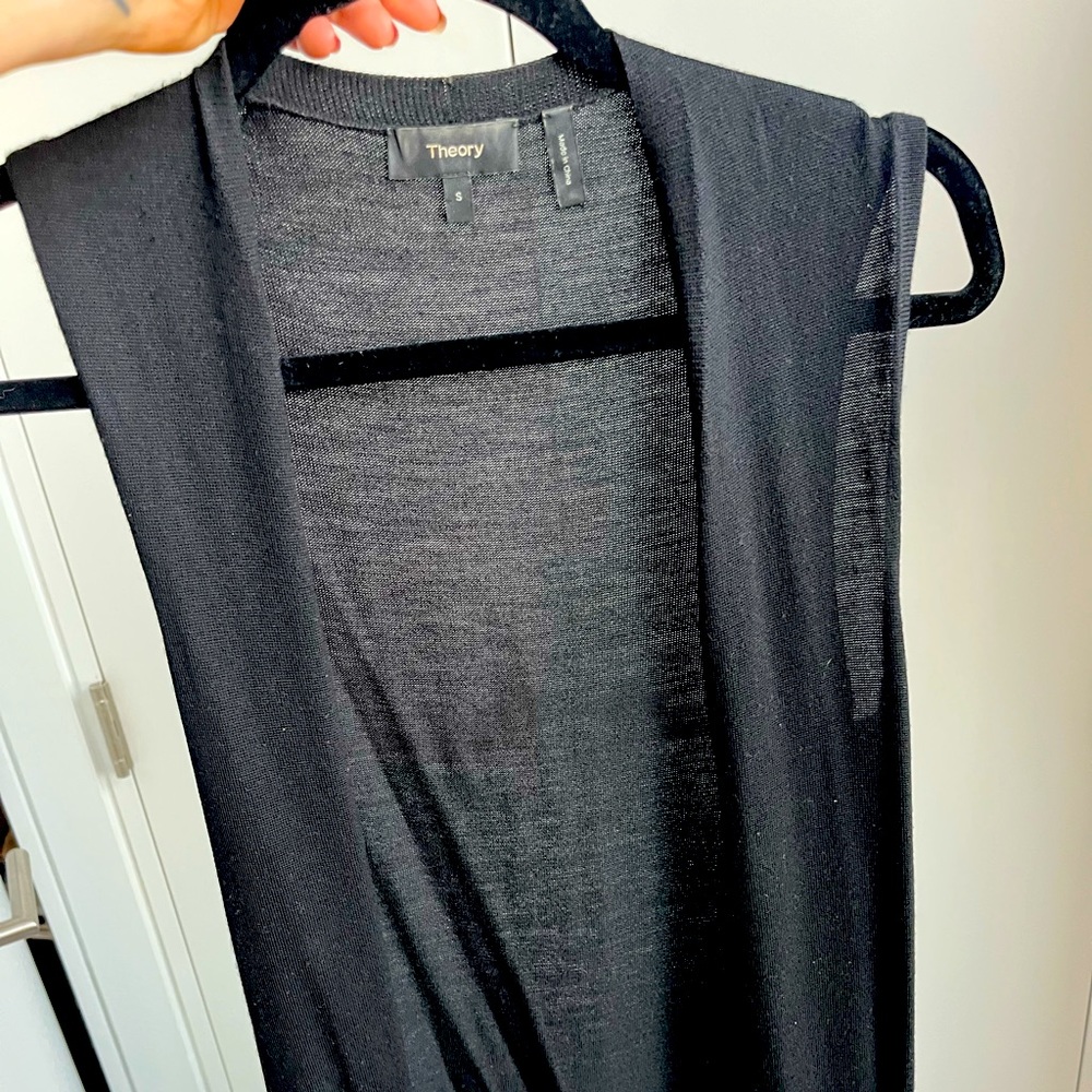 Long black Theory Duster